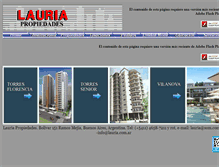 Tablet Screenshot of lauria.com.ar