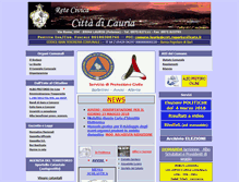 Tablet Screenshot of comune.lauria.pz.it